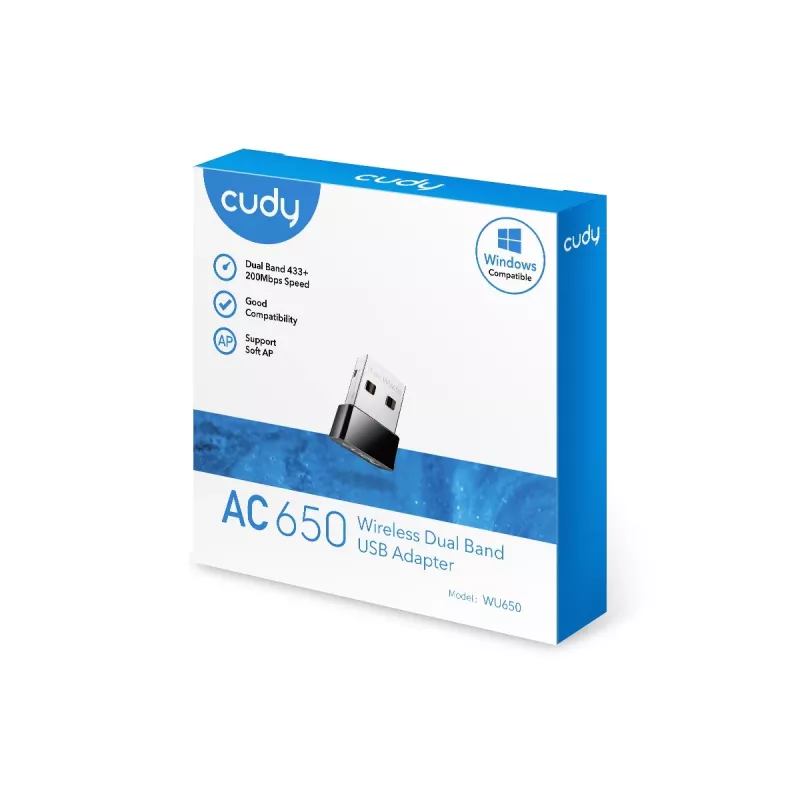 Cudy WU650 võrgukaart WLAN 433 Mbit/s