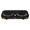 Mesko Home MS 6509 pliit Must Lauapealne Suletud plaat 2 tsooni