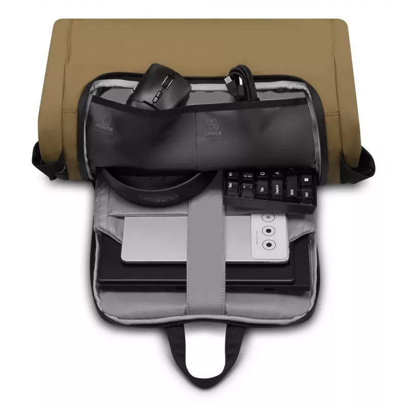 Sülearvuti seljakott Lenovo GX41U39298 kuni 40,6 cm (16-tolliste) sülearvutitele, nailon/polüester, 25 L, must/kollane