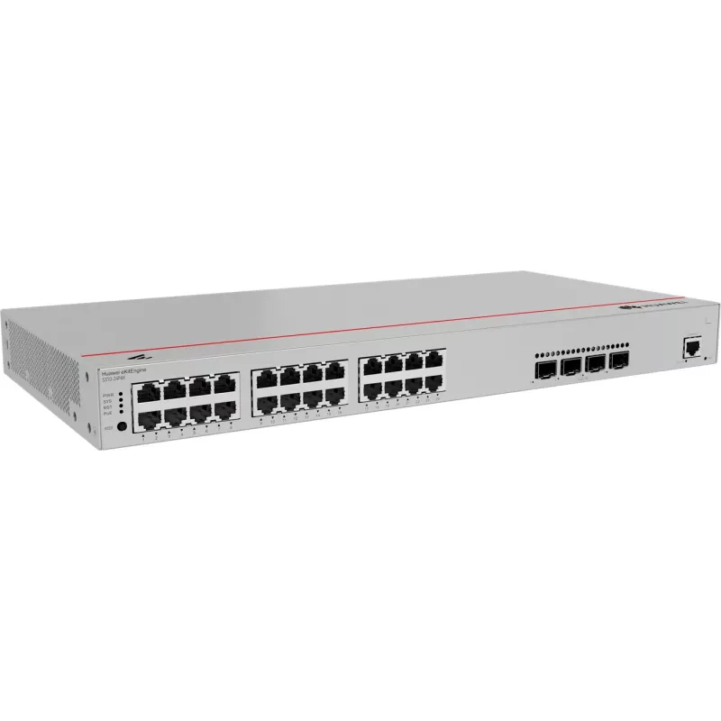 Huawei S310-24P4X Gigabit PoE nutilüliti, 4x SFP+ 24x PoE, 4x SFP+, riiulikinnitatav