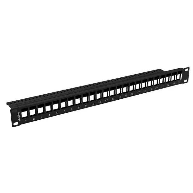 Patch paneel 1U Lanberg PPKS-1024-B