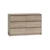 Topeshop K120 SONOMA 2X3 kummut
