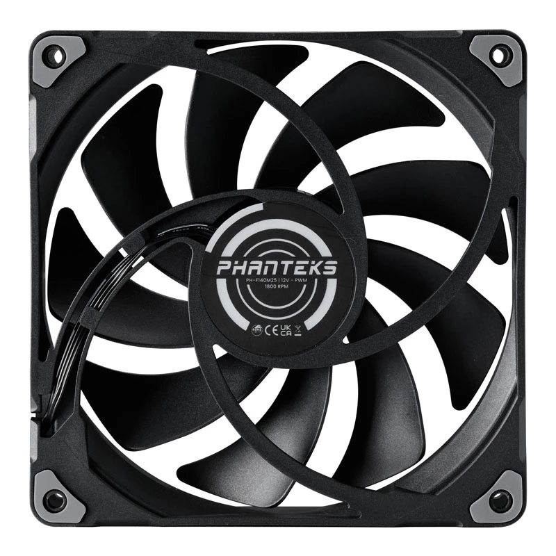 PHANTEKS M25 PWM 140mm Case Fans - 3 Pack, Must