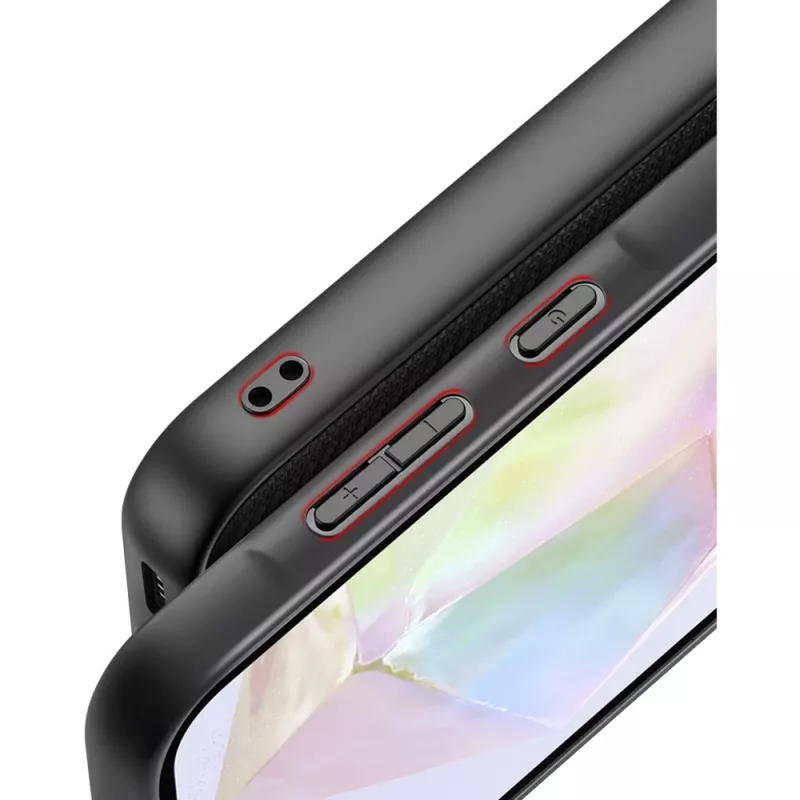 StyleShell NYLO, telefoniümbrismust, Samsung Galaxy A35 5G