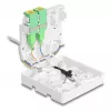 Optiline kiudühenduskarp DELOCK 2 x SC/APC Simplex koos 30 m G.657.A1 sisendkaabli komplektiga