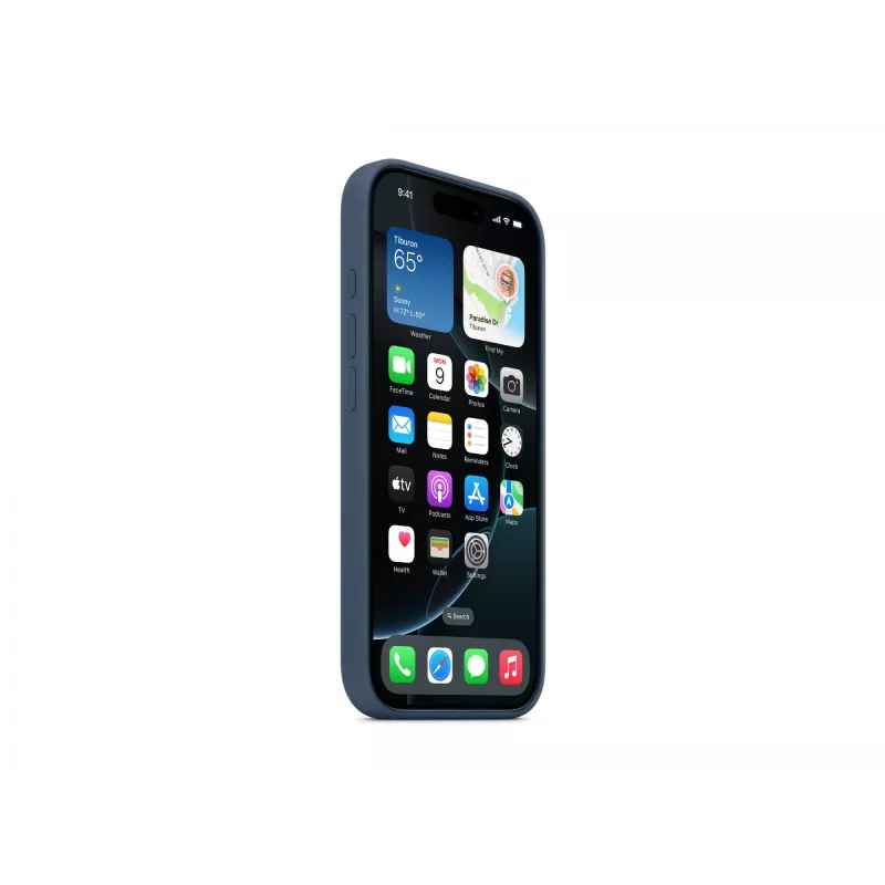 Silikoonümbris MagSafe'iga iPhone 16 Pro jaoks - Denim