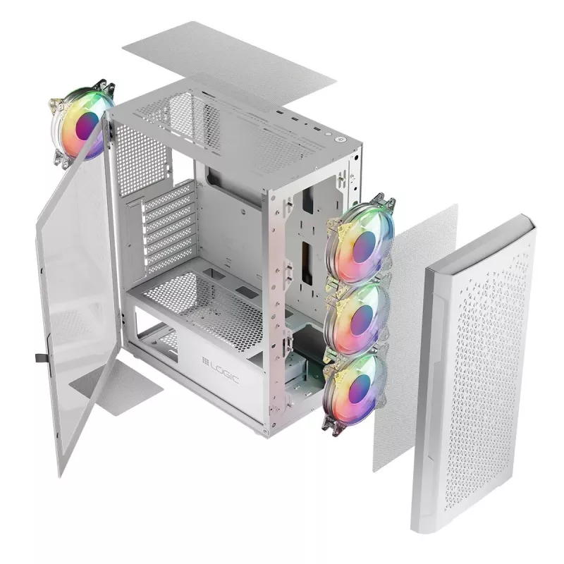 Logic ARAMIS ARGB MINIDI USB 3.0 korpus valge