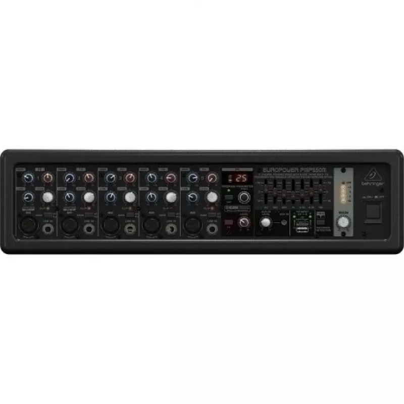 Behringer PMP550M helipult 5 kanalit 20–20000 Hz Must