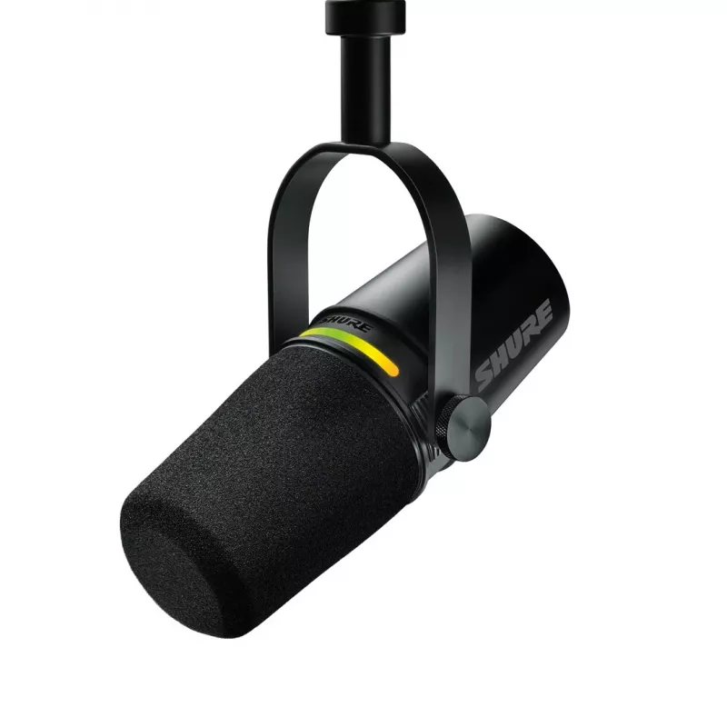 Shure MV7+-K - Loengu-/vokaalmikrofon XLR/USB-C ühendusega, must