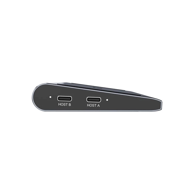 KVM-lüliti Unitek D1106AGY01 USB-C Triple 4K dokkimisjaam KVM-iga, 3x USB-A, 5x USB-C, HDMI×2, DP×1, RJ-45, SD-lugeja, 3840×2160@60Hz, alumiinium