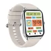 Zeblaze GTS 4 nutikell — 1,94-tolline (4,93 cm) AMOLED 466×466 px, puuteekraan, Wi‑Fi, metallkest, silikoonrihm (valge)