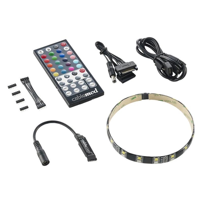 Universaalne LED-ribavalgusti CableMod CM-LED-30-D30RGBW-RK 300 mm siseruumidesse