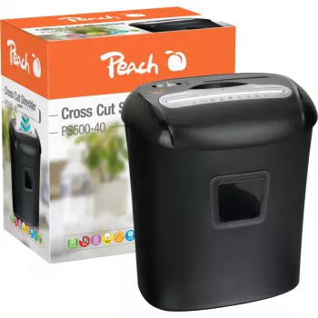 Peach PS500-40 paberipurustaja Ristpurustamine 68 dB Must