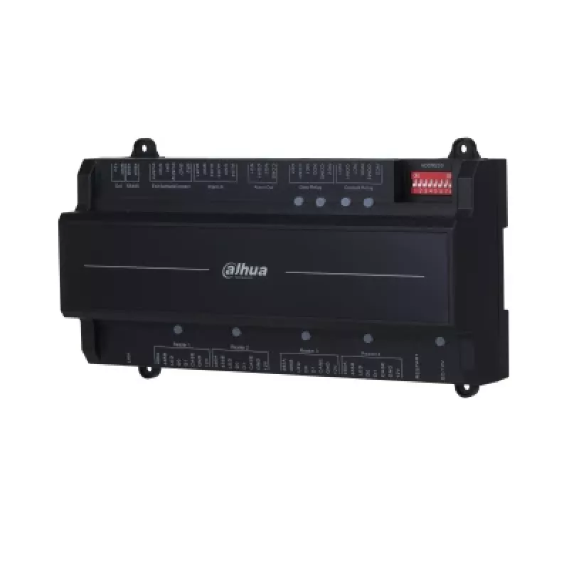 Turvauksekontroller DAHUA ASC2202B-D — 2-uksega korpuseta kontroller, 12 V, 1,4 A, RS-485, 210×50×106 mm
