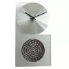 NeXtime klok 3028 OP kell, 16x30,2 cm, Seinale, Klaas, Hõbedane