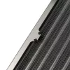 Radiaator Aqua-Computer airplex radical 2/480 — Alumiinium/Vask/Roostevaba teras, 520×140×40 mm