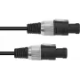 Kõlarikaabel Omnitronic 3022110M, 2x1,5 mm² juhe, 5 m, must