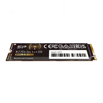 SSD M.2 2280 2 TB Silicon Power US75 PCIe 4.0 NVMe, lugemiskiirus 7000 MB/s, kirjutamiskiirus 6000 MB/s