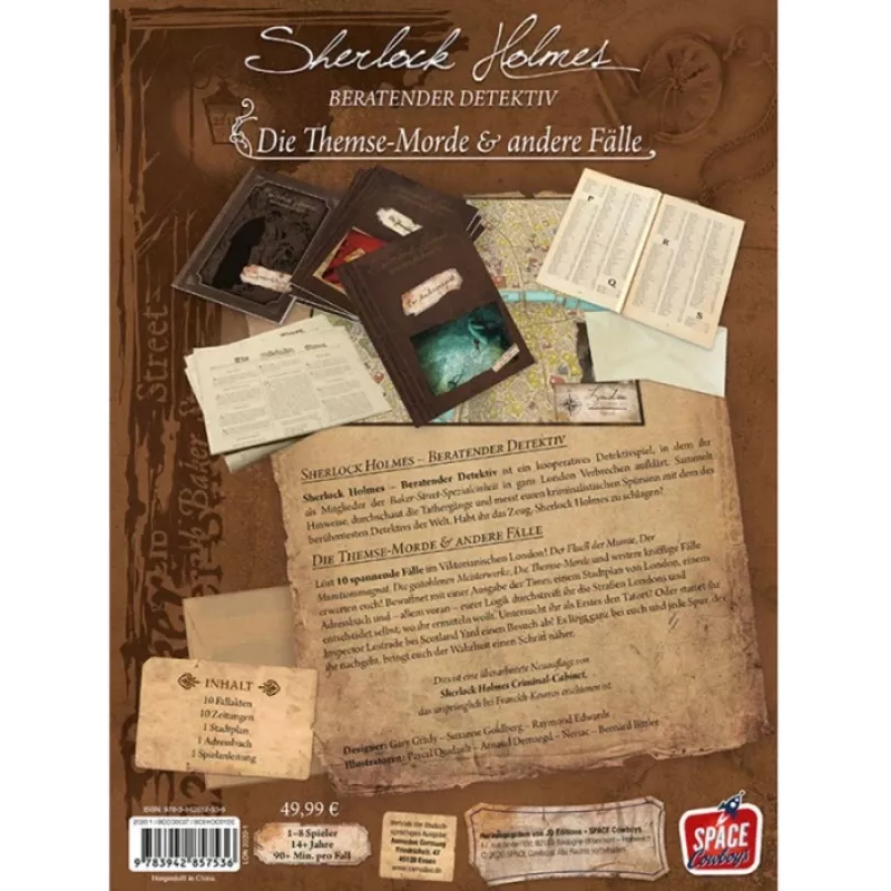 Sherlock Holmes Consulting Detective: The Thames Murders and Other Cases, lauamäng