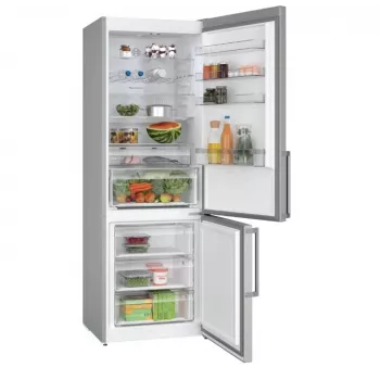 Bosch Series 4 KGN497ICT külmik-sügavkülmik 440 l C roostevaba teras