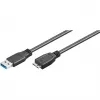 USB A kuni Micro-USB B kaabel GOOBAY 95026 — 1,8 m, isane-isasele, must