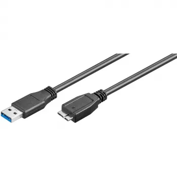 USB A kuni Micro-USB B kaabel GOOBAY 95026 — 1,8 m, isane-isasele, must