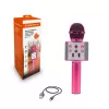 Mikrofon MANTA MIC11-PK roosa — juhtmega 3,5 mm pesa, kerge käeshoitav