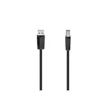 Hama 00200602 USB-kaabel USB 2.0 1,5 m USB A USB B Must