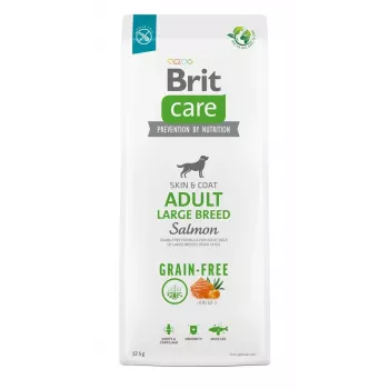 BRIT Care Adult Large Breed Salmon - kuiv koeratoit - 12 kg