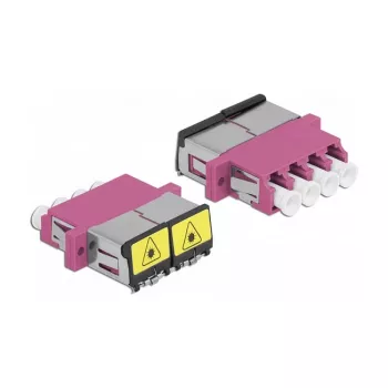 Optiline kiudühendusadapter DeLOCK 86906 LC Quad emane – LC Quad emane, mitmerežiimiline, violetne