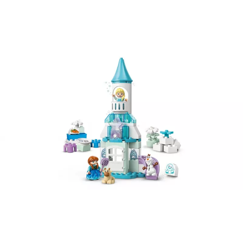 Ehitusmänguasi LEGO DUPLO 10455 Disney Anna ja Elsa jääpalee pidu — DUPLO komplekt, 54 detaili, 4 minifiguuri, vanusele 2+