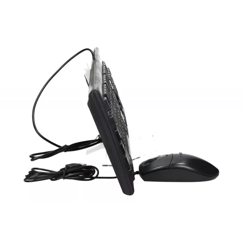 A4Tech KM-72620D - klaviatuuri ja hiire komplekt - USB - US - must