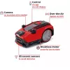 Power X-Change Robot Mower FREELEXO CAM PLUS 600 (Punane/must, Li-Ion Battery Plus 4,0Ah, Kaamera + Andur)