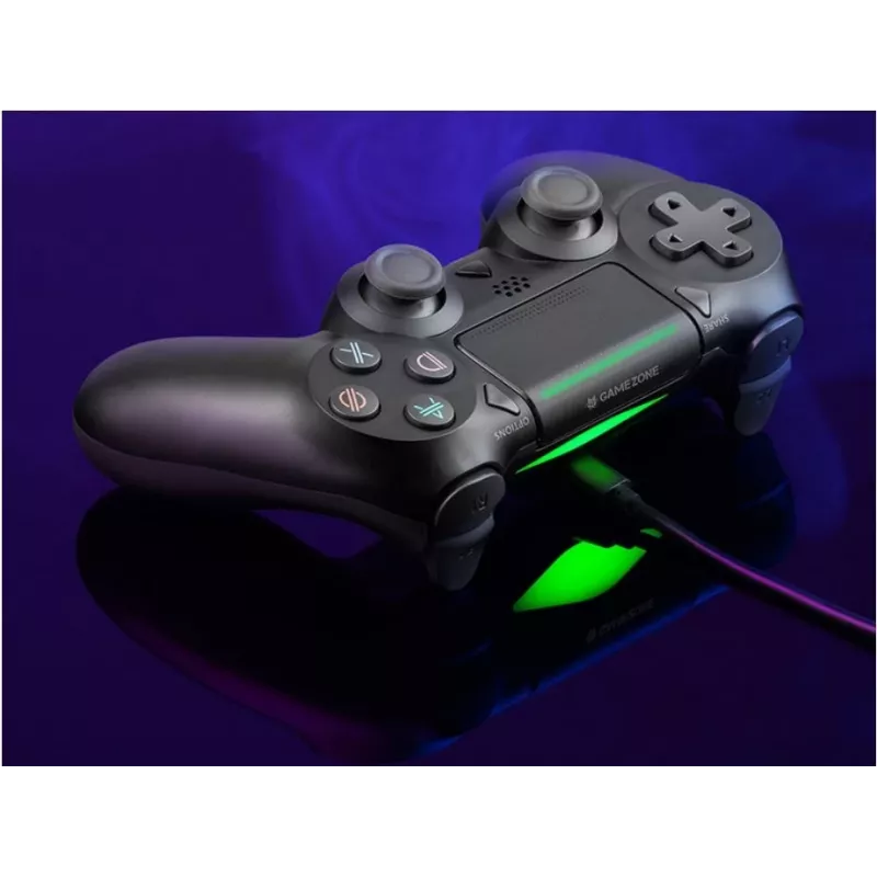 Juhtmega mängupult TRACER SHOGUN PRO Must — 16 nuppu, analoog/digitaalne, 1,5 m kaabel, vibratsioon, PC/PS4/PS3