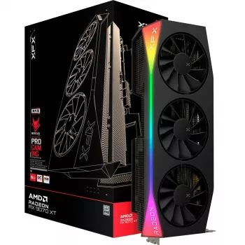 Graafikakaart XFX Radeon RX 9070 XT 16 GB GDDR6, 256-bit, PCIe x16, 3 ventilaatorit, HDMI 1 / DP 3