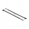 Helmestatud kaabliside DeLOCK 19566 P 100 x L 2,4 mm must 100 tk