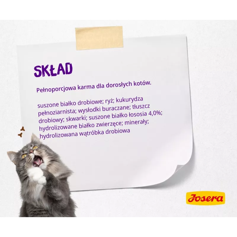 Josera Culinesse kasside kuivtoit 2 kg täiskasvanud linnuliha, lõhe