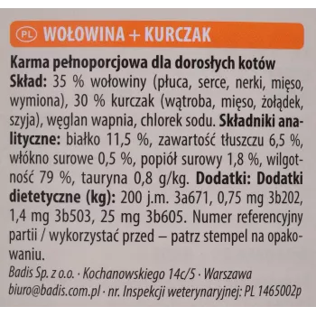 Animonda Carny Adult Veiseliha kanaga 800 g