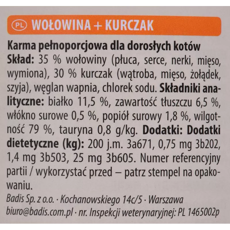 Animonda Carny Adult Veiseliha kanaga 800 g