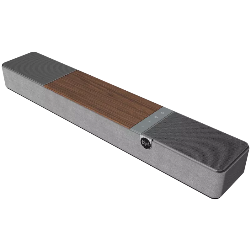 Soundbar KLIPSCH Flexus CORE 100 — 2.1 kanalit, 100 W, sisseehitatud bassikõlar, Hall/Pähkel