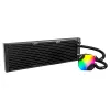 AIO Water Cooling Montech Hyper Flow ARGB 360 mm Must — 360 mm radiaator, ARGB, suletud kontuuriga protsessorijahuti