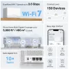Võrksüsteem TP-LINK Mercusys Halo H25BE (Wi-Fi 7, kaheribaline 2,4/5 GHz, 2880 Mbps) 2 komplekt, 3 sisemist antenni, valge