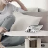 Telefonihoidik SODI SIM-300 hõbedane MagSafe — lauahoidik MagSafe-ühilduvale iPhone'ile