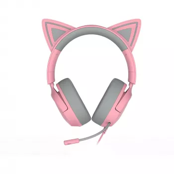 Peakomplekt Razer Kraken Kitty V3 X — juhtmega USB Type-A, kõrvapealne, 20–28 kHz, 1,3 m kaabel, roosa