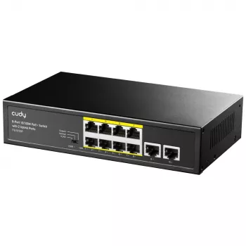 Cudy FS1010P võrgulüliti Fast Ethernet (10/100) Power over Ethernet (PoE) must