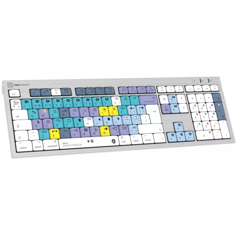 Logickeyboard LKB-RESC-CWMU-UK klaviatuur kontor USB QWERTY inglise