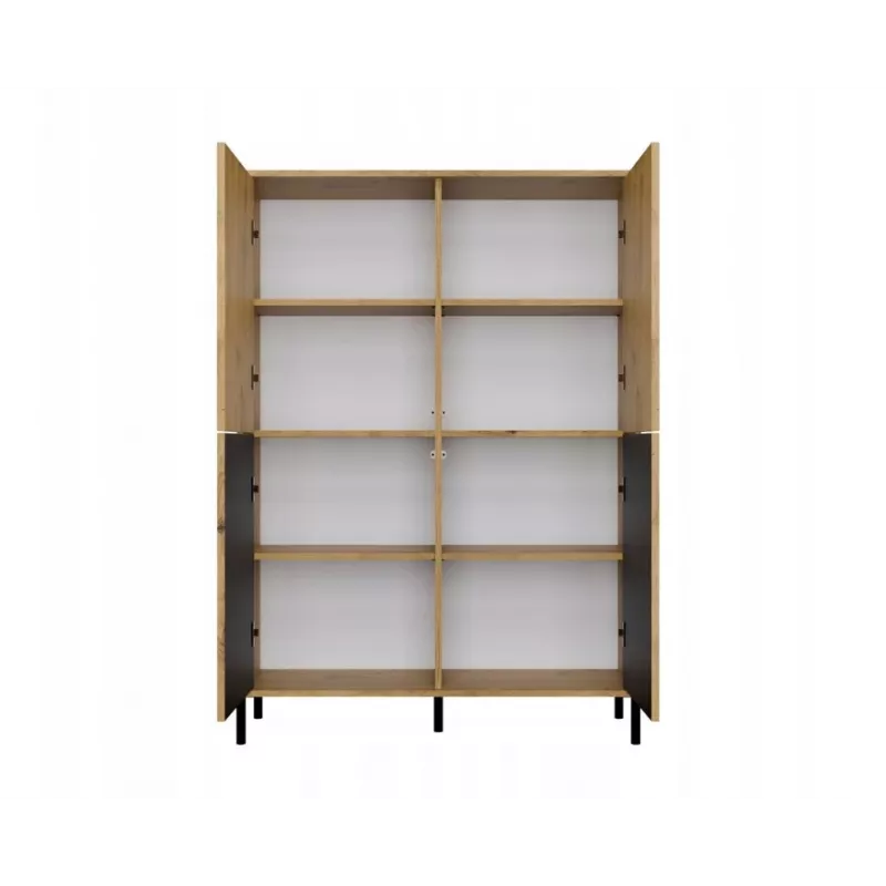 KAMARO 4DK õhuke/GŁ tamm ARTISAN DISPLAY CABINET