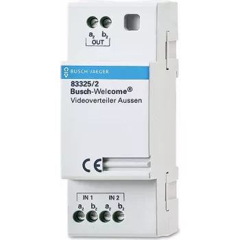 Video jaotur Busch-Jaeger 2CKA008300A0043, mõõtmed 36×65×90 mm