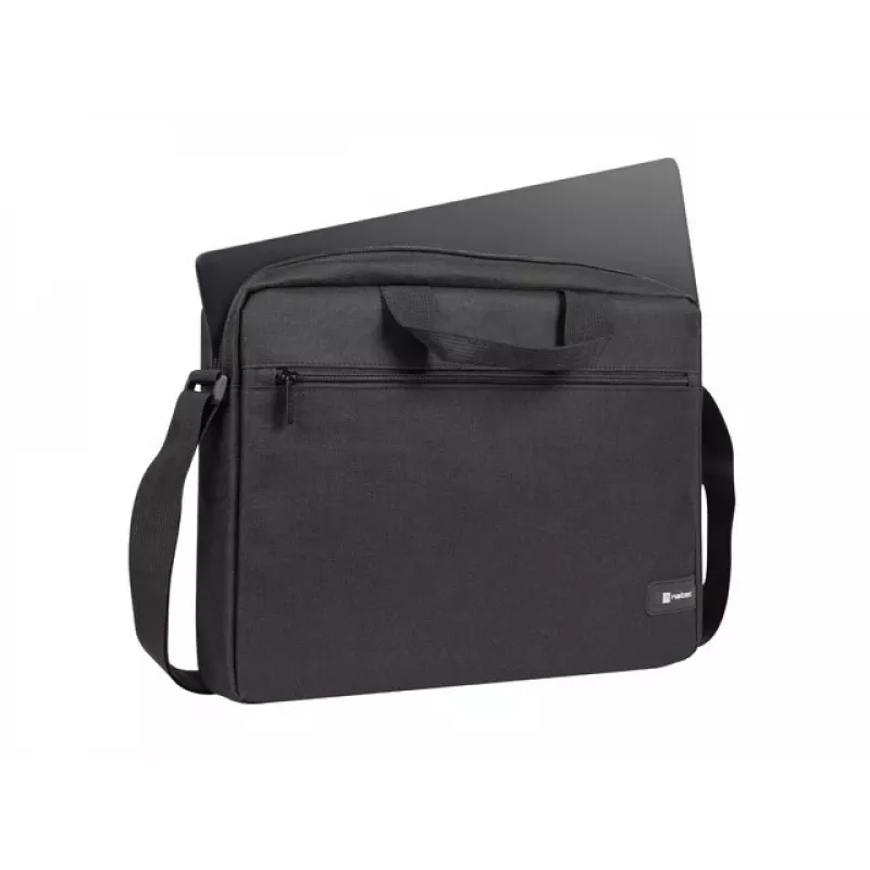 Kohver NATEC Wallaroo 39,6 cm (15,6 tolli) — Polüestrist sülearvutikohver, mahutab 15,6-tolliseid ekraane, must