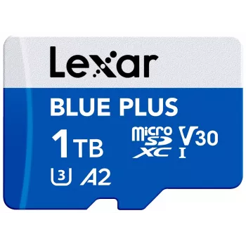 Mälukaart microSD 1TB C10 A2 U3 V30 170MB/s Blue Plus